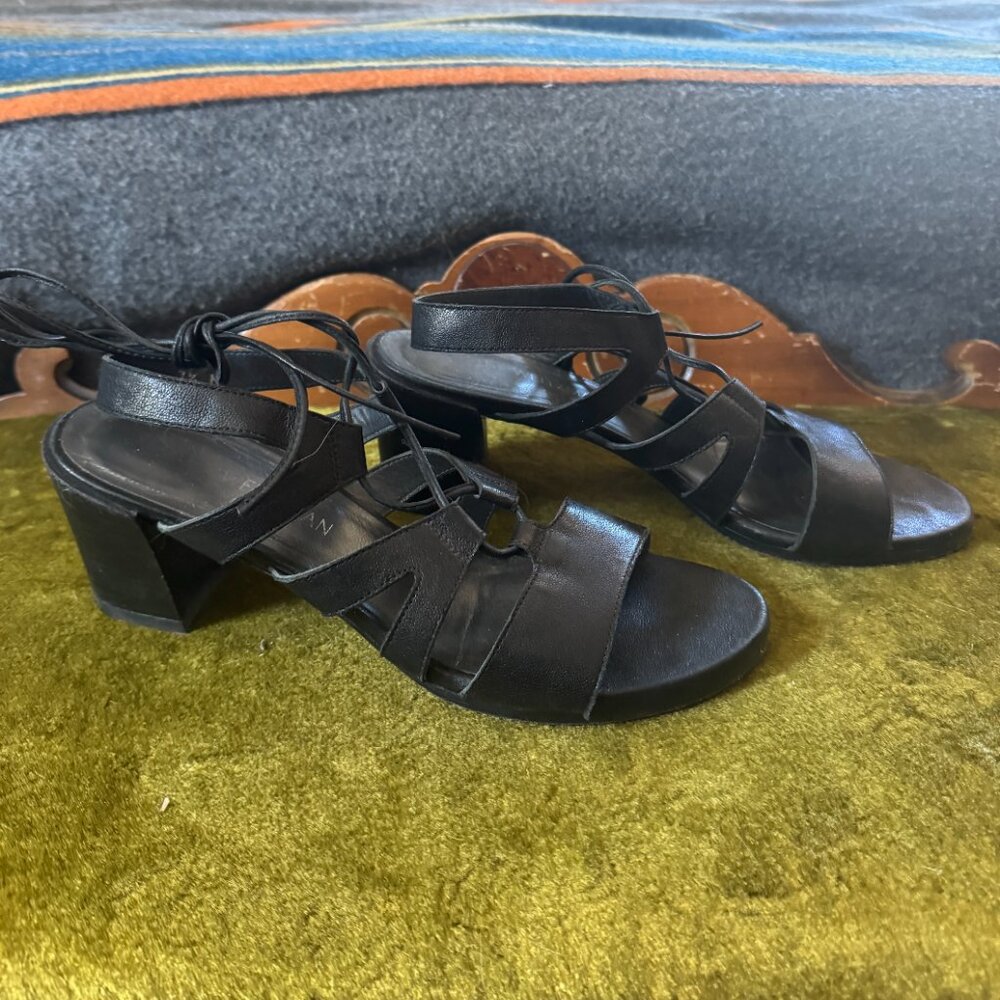 Stuart Weitzman Tiegirlbingo Lace-Up Strappy Leat… - image 5